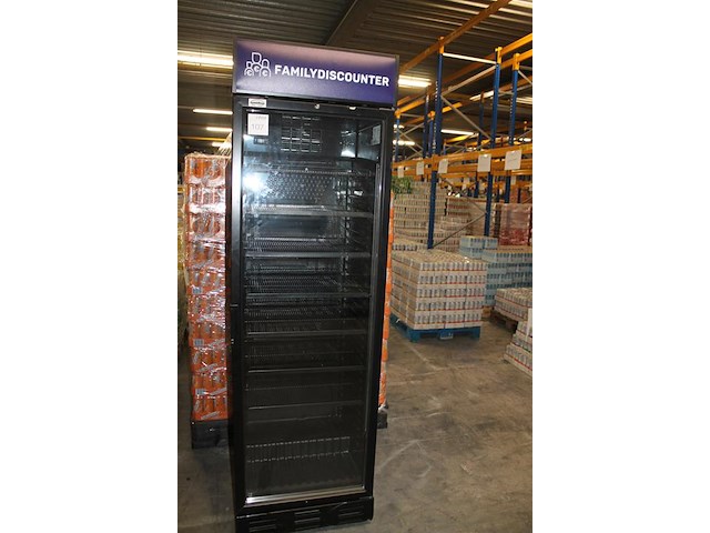 Vitrinekoelkast combisteel. bouwjaar 2022. afmeting 60 x 60 x 197 cm. - afbeelding 2 van  3