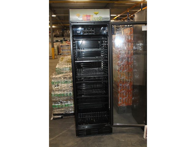 Vitrinekoelkast combisteel. bouwjaar 2022. afmeting 60 x 60 x 197 cm. - afbeelding 3 van  3