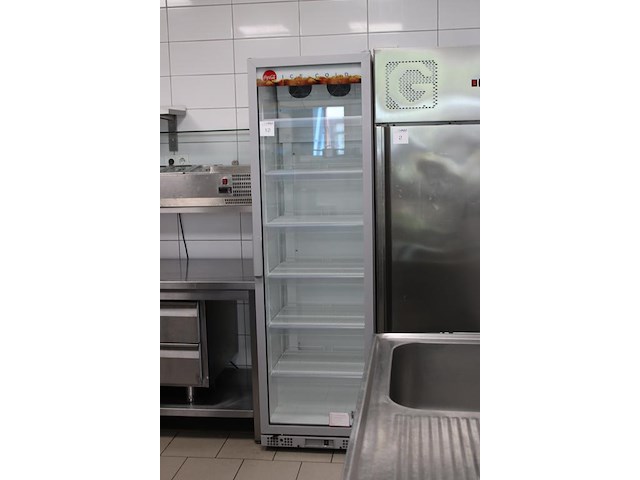 Vitrinekoelkast frigo glass type plus-450, afm. 60 x 65 x 200 cm. - afbeelding 2 van  3