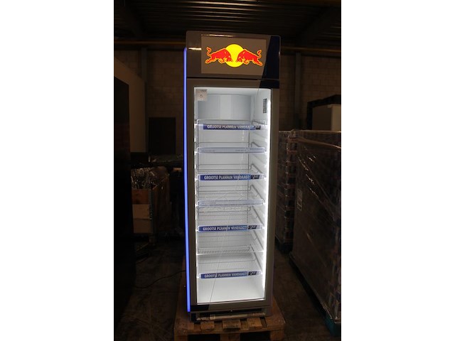 Vitrinekoelkast red bull liebherr gdc mega non ccr xx. 371 liter. afmeting 65 x 70 x 200 cm. - afbeelding 4 van  8