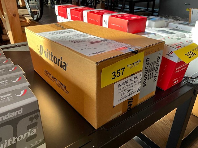 Vittoria competition 19/23-622 fv presta ventiel 48mm binnenband (20x) - afbeelding 2 van  2