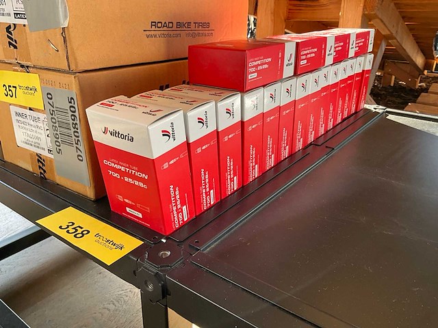 Vittoria competition 700x25/28c fv presta ventiel 48mm binnenband (18x) - afbeelding 3 van  3