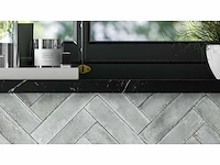 Viva metal brick grey glans wandtegel 6x24 cm 5,7 m² - afbeelding 2 van  5