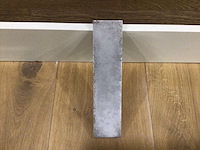 Viva metal brick grey glans wandtegel 6x24 cm 5,7 m² - afbeelding 1 van  5