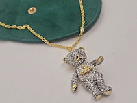 Vivienne westwood goldplated saturn teddy bear collier