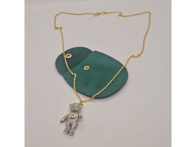 Vivienne westwood goldplated saturn teddy bear collier - afbeelding 2 van  6