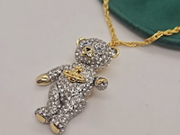 Vivienne westwood goldplated saturn teddy bear collier - afbeelding 3 van  6