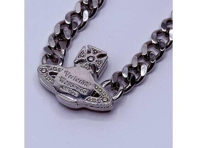 Vivienne westwood graziella schakelketting/collier - afbeelding 3 van  6