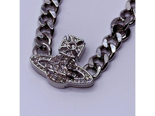 Vivienne westwood graziella schakelketting/collier - afbeelding 4 van  6