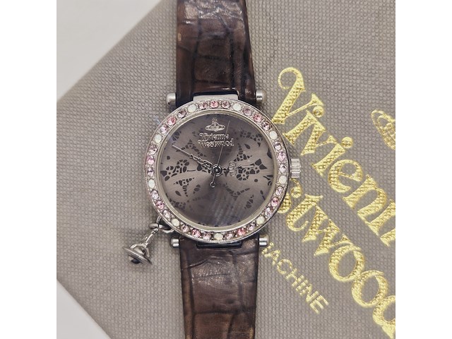 Vivienne westwood orb dameshorloge met steentjes - afbeelding 1 van  7