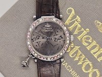 Vivienne westwood orb dameshorloge met steentjes - afbeelding 1 van  7