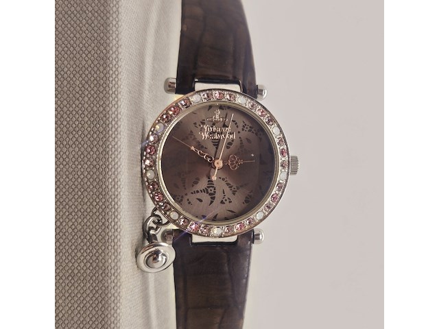 Vivienne westwood orb dameshorloge met steentjes - afbeelding 2 van  7