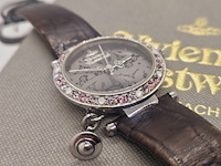 Vivienne westwood orb dameshorloge met steentjes - afbeelding 3 van  7