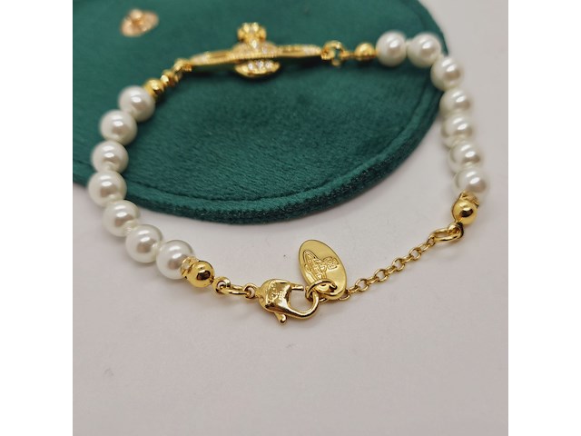 Vivienne westwood saturn parel armband - afbeelding 2 van  5
