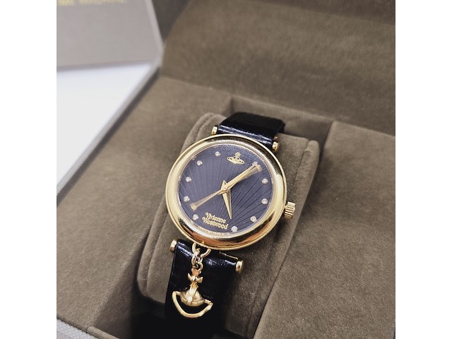 Vivienne westwood trafalgar goldplated horloge. - afbeelding 4 van  10