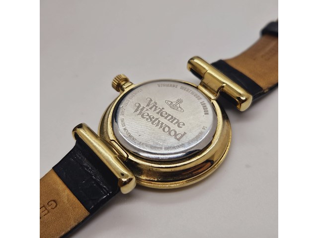 Vivienne westwood trafalgar goldplated horloge. - afbeelding 9 van  10