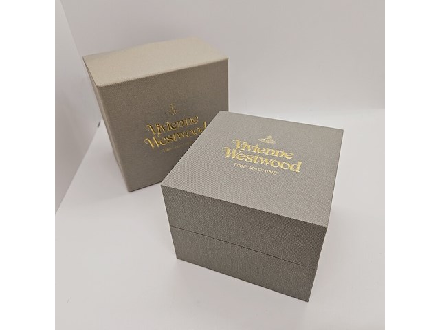 Vivienne westwood trafalgar goldplated horloge. - afbeelding 10 van  10