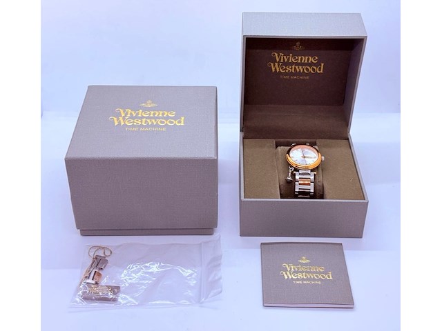 Vivienne westwood two-tone orb dameshorloge - afbeelding 4 van  10