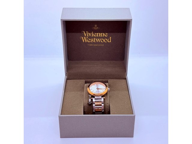 Vivienne westwood two-tone orb dameshorloge - afbeelding 5 van  10