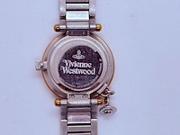 Vivienne westwood two-tone orb dameshorloge - afbeelding 7 van  10