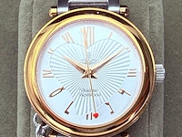 Vivienne westwood vv006rssl time machine two tone horloge