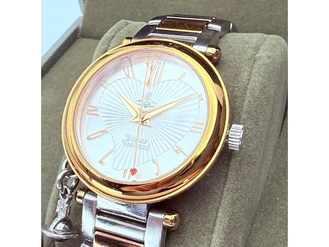 Vivienne westwood vv006rssl time machine two tone horloge - afbeelding 8 van  13