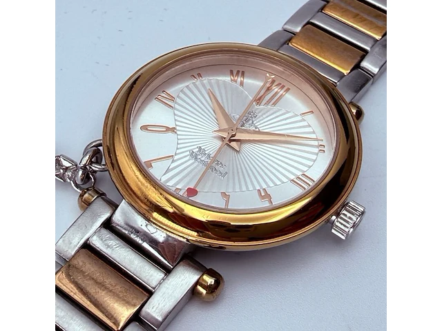 Vivienne westwood vv006rssl time machine two tone horloge - afbeelding 10 van  13