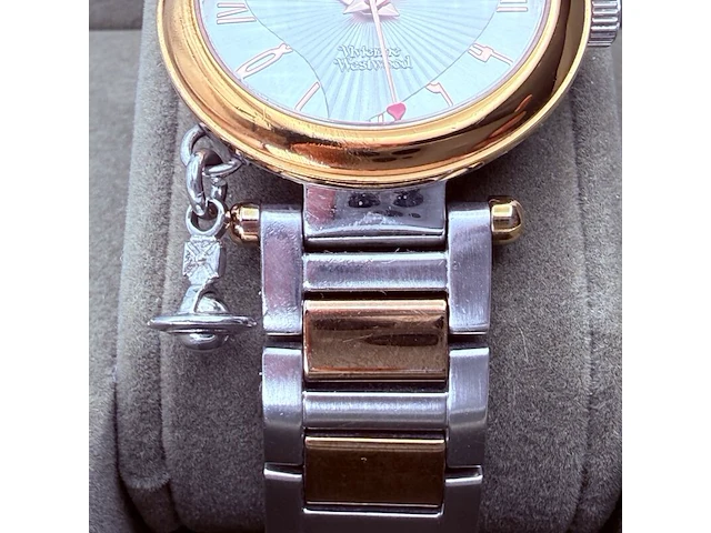 Vivienne westwood vv006rssl time machine two tone horloge - afbeelding 12 van  13
