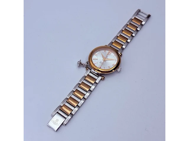 Vivienne westwood vv006rssl time machine two tone horloge - afbeelding 13 van  13