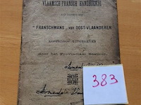 Vlaams-frans handboekje 1902. - afbeelding 1 van  3