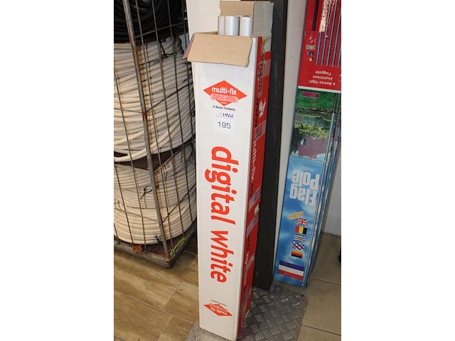 Vlaggenmast met grondpaal. aluminium met hoogte 6 meter. - afbeelding 2 van  2