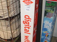 Vlaggenmast met grondpaal. aluminium met hoogte 6 meter. - afbeelding 2 van  2