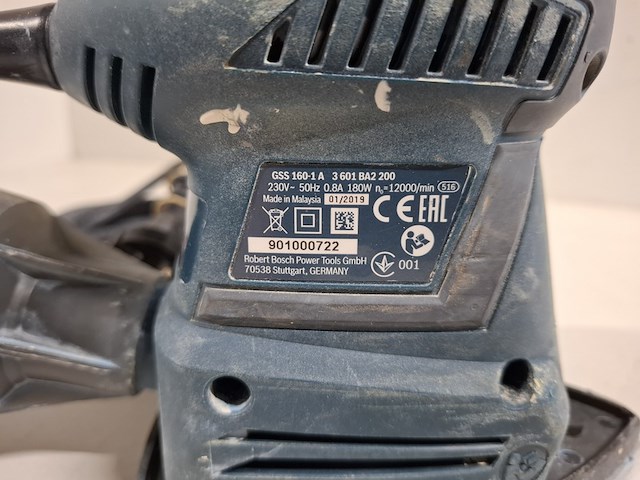 Vlak-/ deltaschuurmachine - 230v bosch, gss 160, bouwjaar 2019 - afbeelding 3 van  5