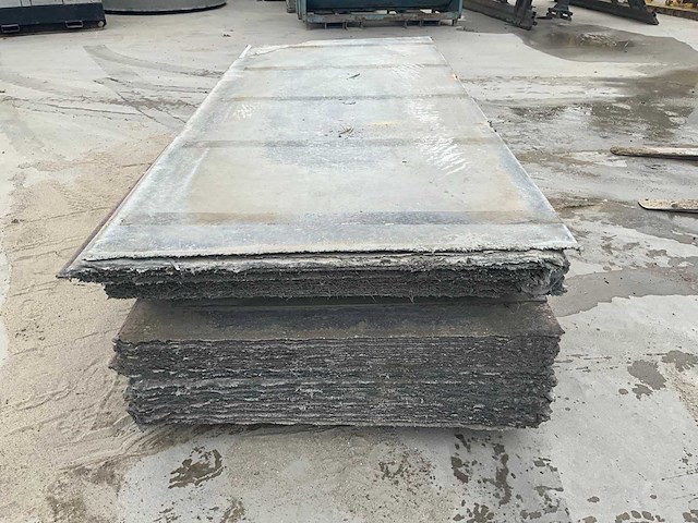 Vlakke asbestvrije cementplaat 250x110x0.6 ca. 60m2 - afbeelding 3 van  7