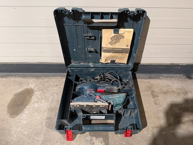 Vlakschuurmachine - 230mm - 230v, bosch, gss 23 ae, 2019 - afbeelding 6 van  7