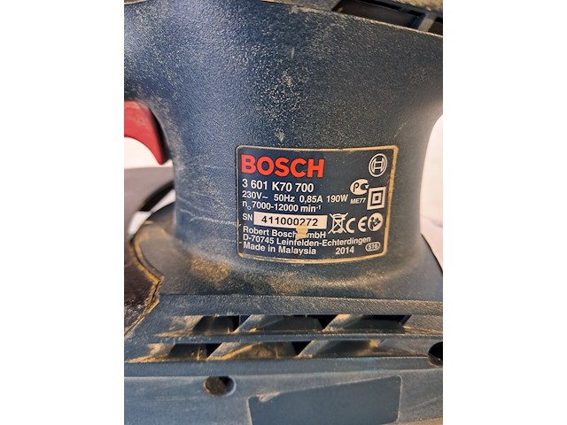 Vlakschuurmachine - 230mm - 230v bosch, gss 23 ae, bouwjaar 2015 - afbeelding 3 van  11