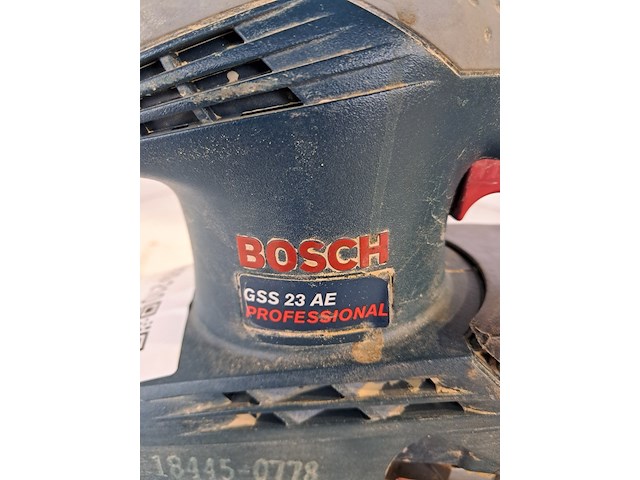 Vlakschuurmachine - 230mm - 230v bosch, gss 23 ae, bouwjaar 2015 - afbeelding 8 van  11