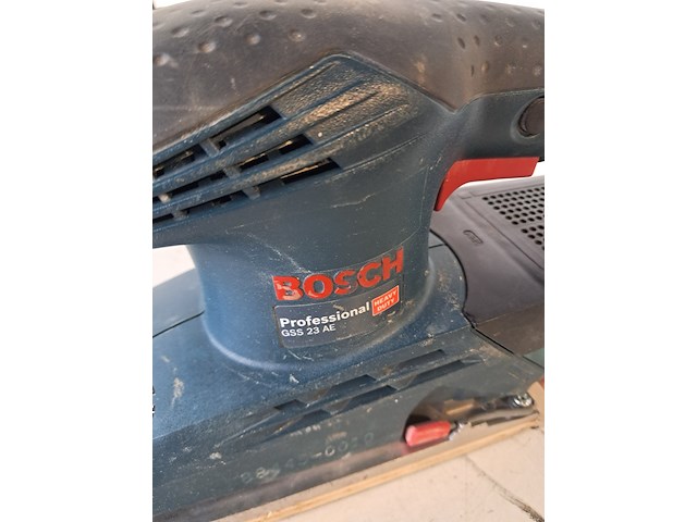 Vlakschuurmachine - 230mm - 230v bosch, gss 23 ae, bouwjaar 2020 - afbeelding 9 van  11