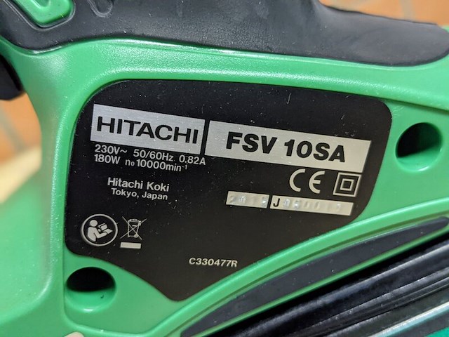 Vlakschuurmachine hitachi, fsv10sa - afbeelding 3 van  4