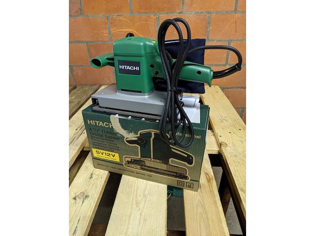 Vlakschuurmachine hitachi, sv12v - afbeelding 1 van  4
