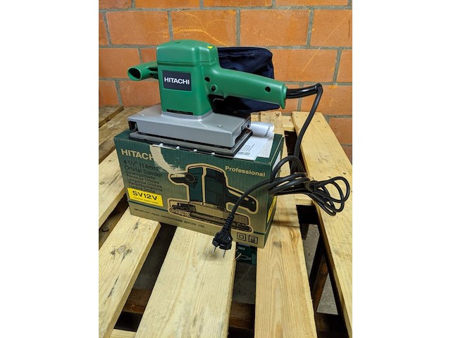 Vlakschuurmachine hitachi, sv12v - afbeelding 3 van  4