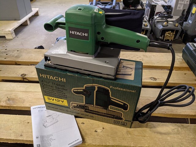 Vlakschuurmachine hitachi, sv12v - afbeelding 1 van  3