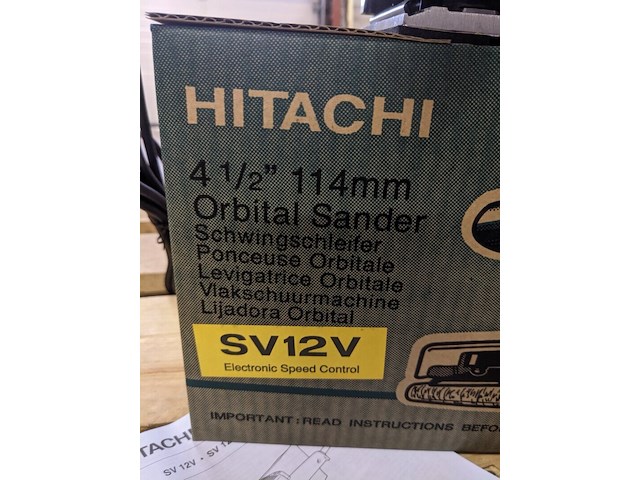 Vlakschuurmachine hitachi, sv12v - afbeelding 3 van  3