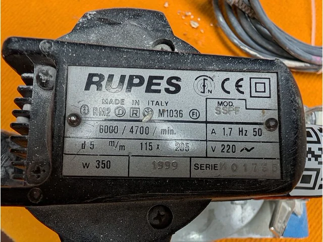 Vlakschuurmachine rupes, sspf, bouwjaar 1999 - afbeelding 7 van  8