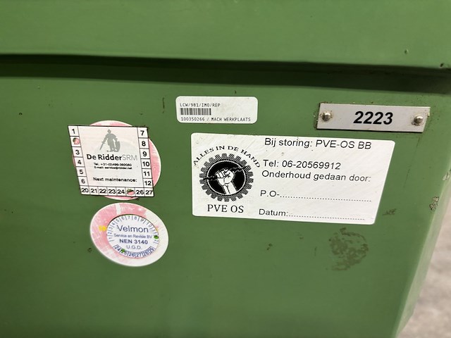 Vlakslijpmachine , delta, tp 1200/500, 1986 - afbeelding 4 van  36