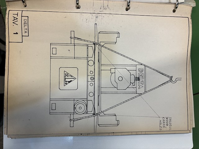 Vlakslijpmachine , delta, tp 1200/500, 1986 - afbeelding 24 van  36