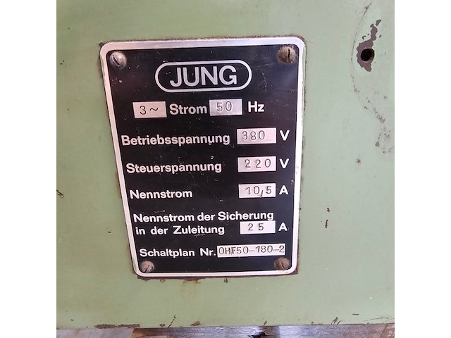 Vlakslijpmachine jung, hf50, groen - afbeelding 7 van  7
