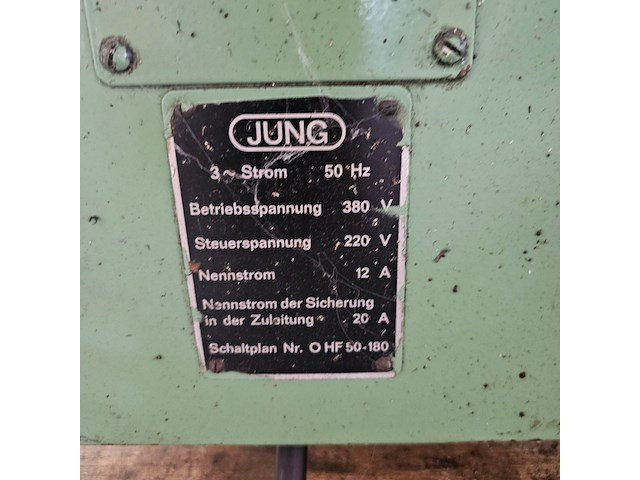 Vlakslijpmachine jung, hf50rd, groen - afbeelding 8 van  8