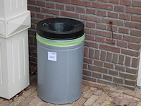 Vlamdovende prullenbak hoogte 64 cm. - afbeelding 1 van  2