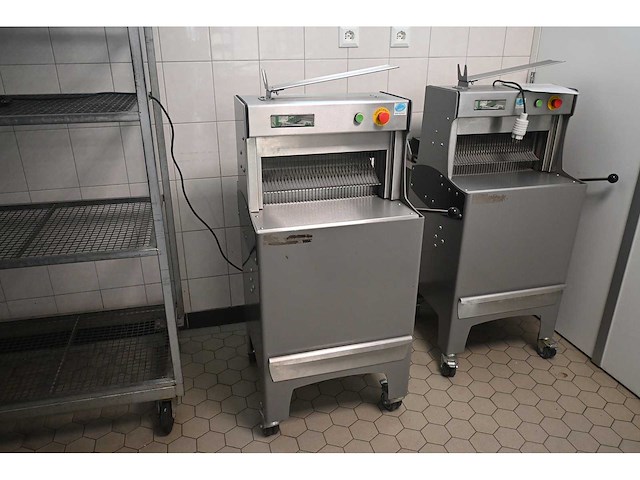 Vlb pano 45 - 12,5mm rvs automatische broodsnijmachine - afbeelding 1 van  6